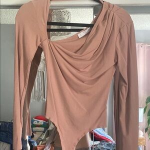 Astr The Label Women's Tan Bodysuit